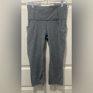 Xersion Gray Capri Leggings with Side Pockets